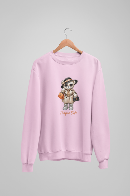 Sweatshirt mit Teddybär im Miss-Prager-Stil