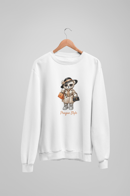 Sweatshirt mit Teddybär im Miss-Prager-Stil