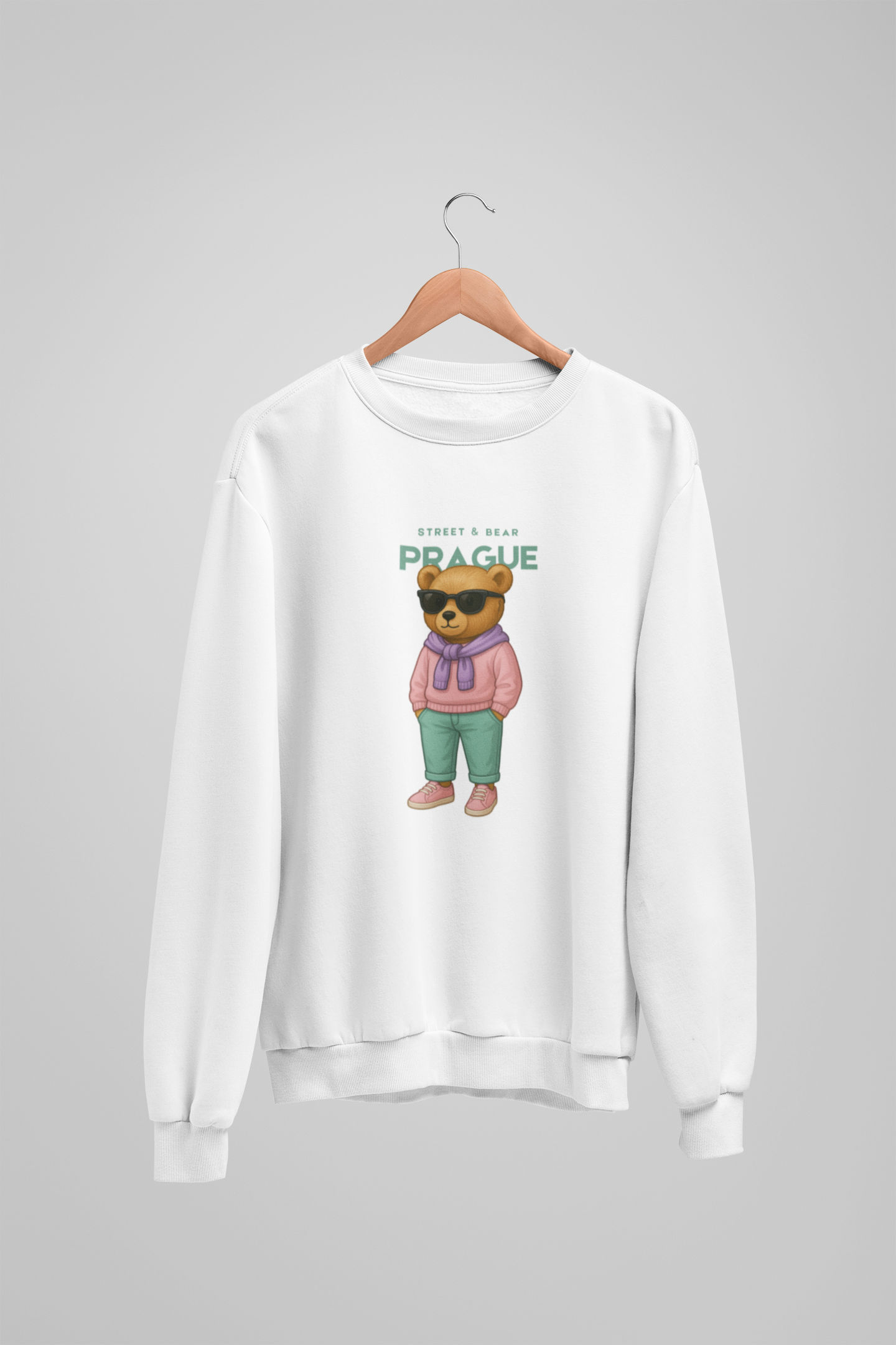 Sweatshirt Street &amp; Bear Prague – Mädchen-Edition