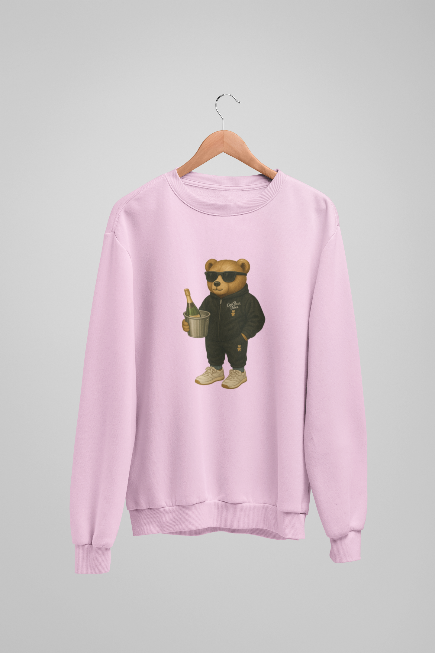 Prosecco Night Bear Sweatshirt