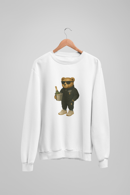 Prosecco Night Bear Sweatshirt