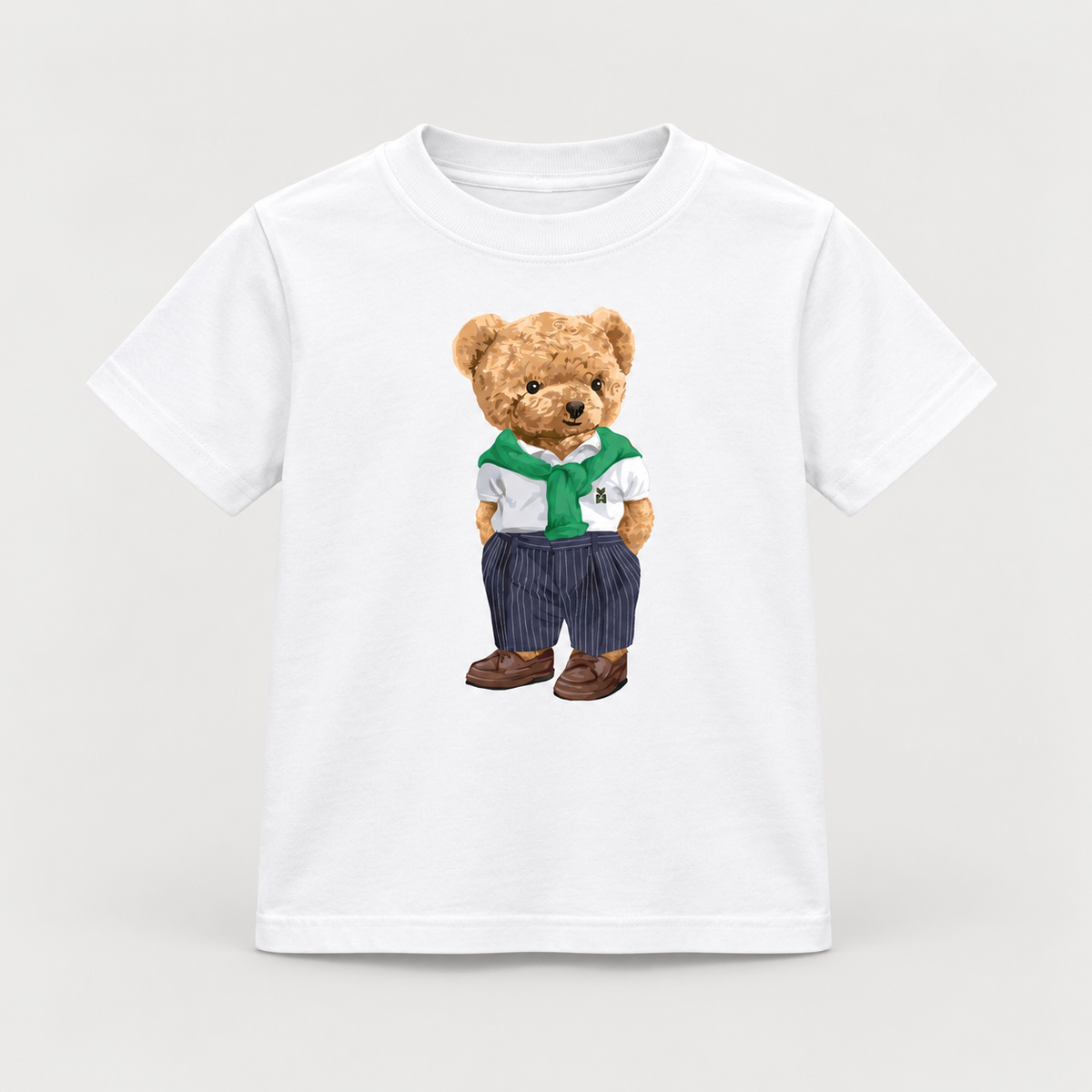 Bílé dětské tričko s medvídkem Street Bear.