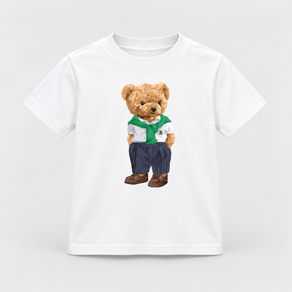 Bílé dětské tričko s medvídkem Street Bear.