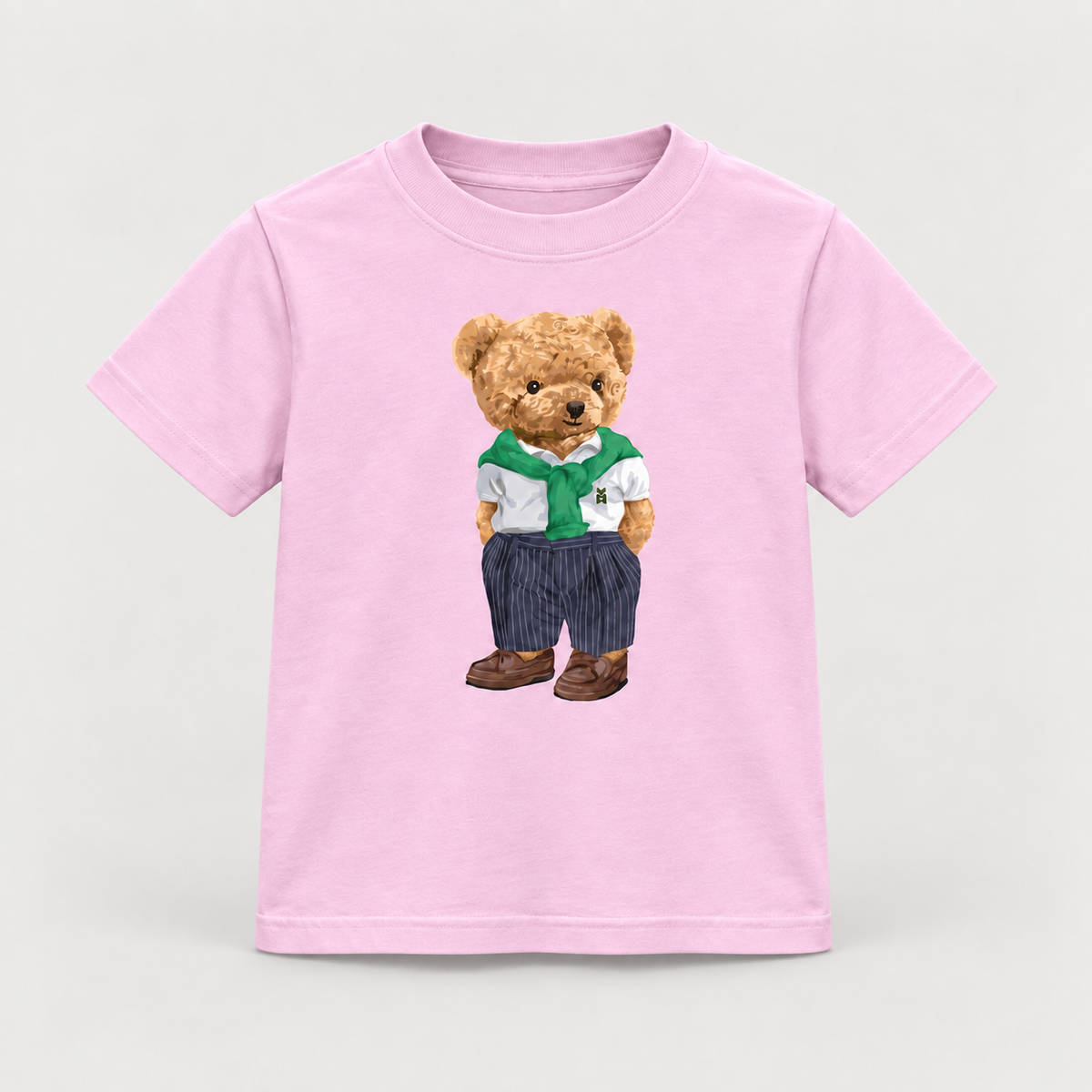 Růžové dětské tričko s medvídkem Street Bear.