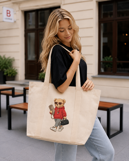 Plátěná taška Self Care Girl – Red | My Keepsake