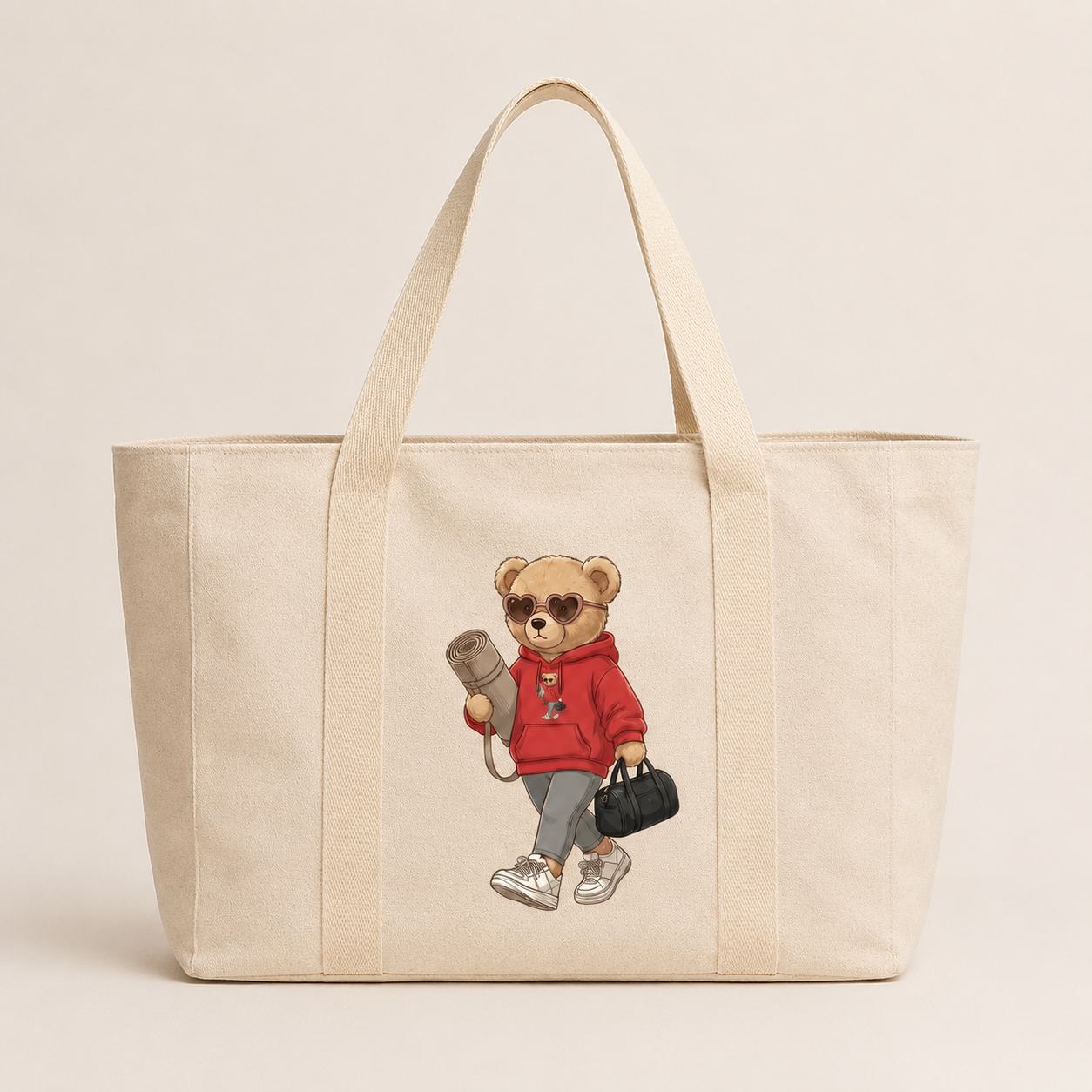 Plátěná taška Self Care Girl – Red | My Keepsake