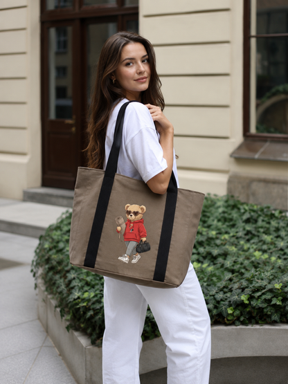 Plátěná taška Self Care Girl – Red | My Keepsake