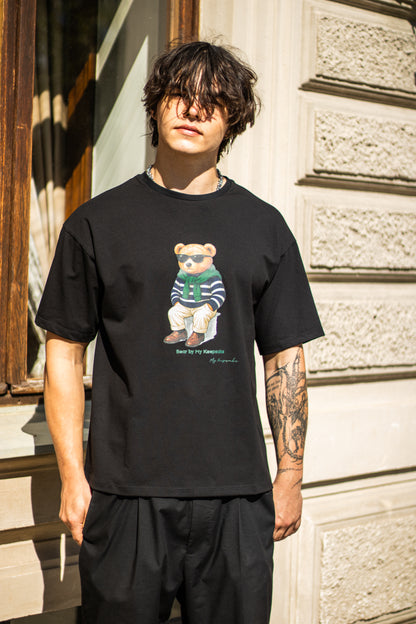 Bear Style t-shirt - a teddy bear in a preppy outfit