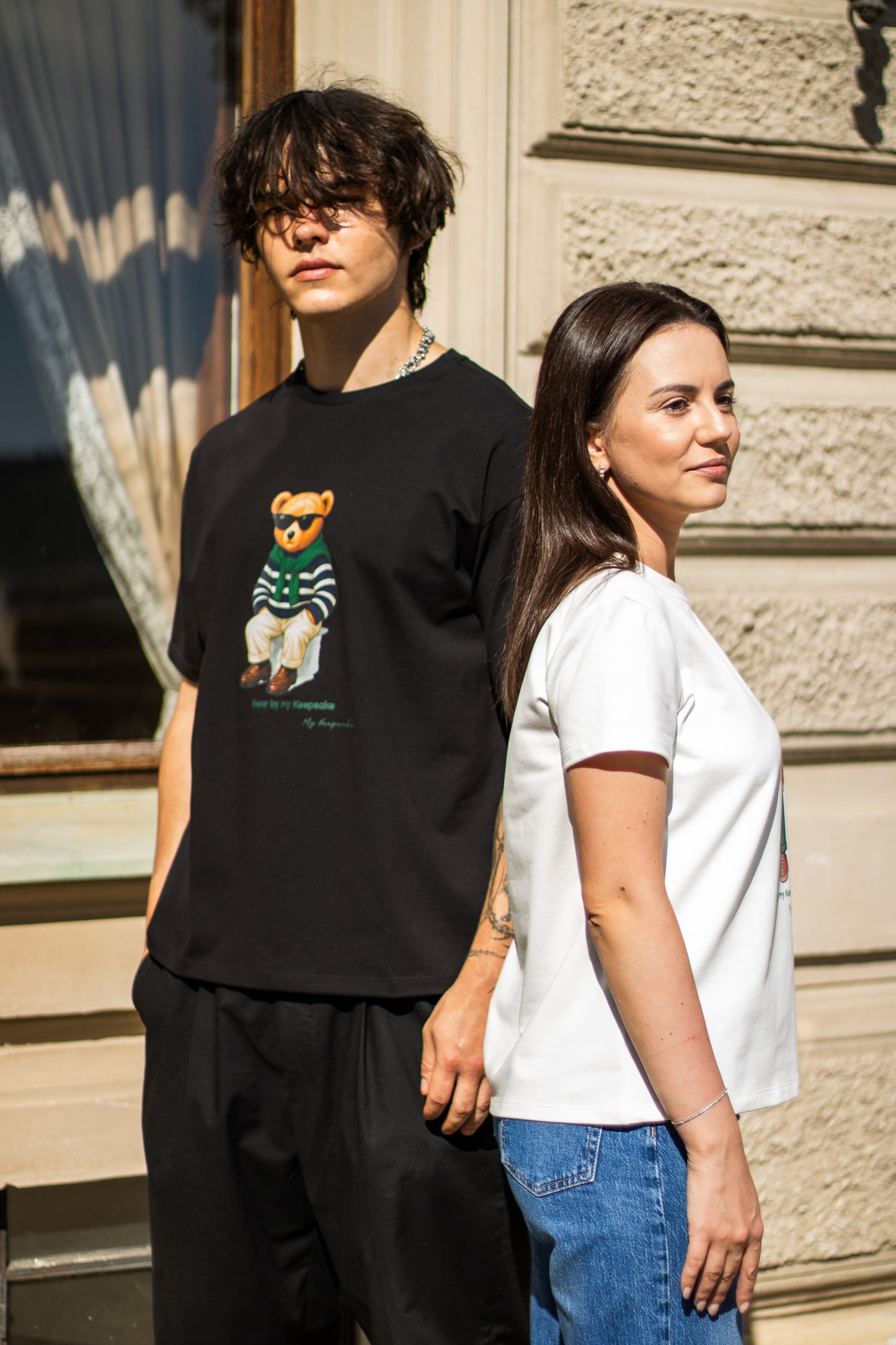 Bear Style t-shirt - a teddy bear in a preppy outfit