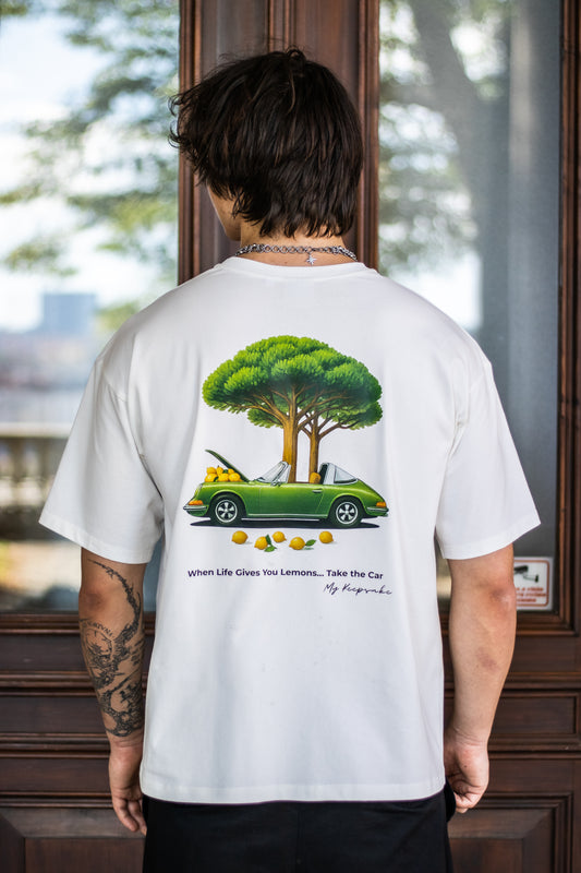 Unisex tričko — Take the Car 🍋🚗🌲