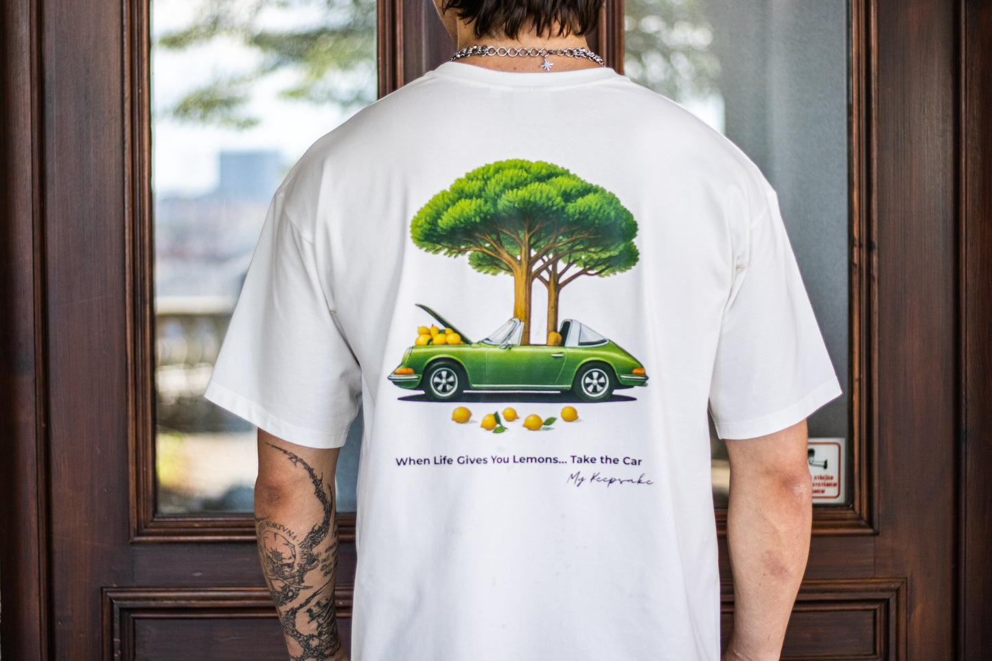 Unisex tričko — Take the Car 🍋🚗🌲