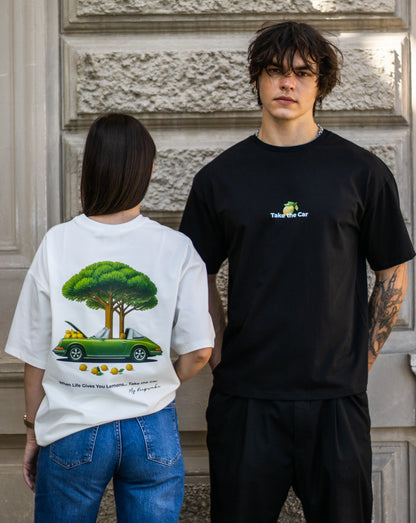 Unisex tričko — Take the Car 🍋🚗🌲