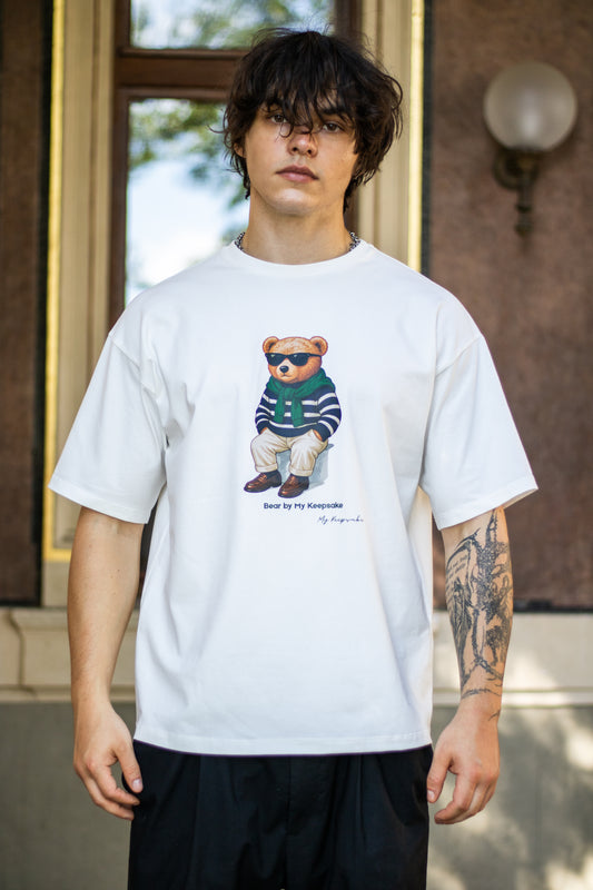 Tričko Bear by My Keepsake – medvídek v preppy outfitu