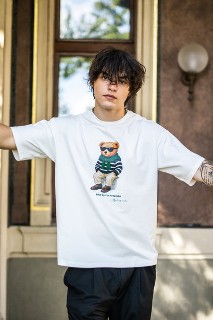 Bear Style t-shirt - a teddy bear in a preppy outfit